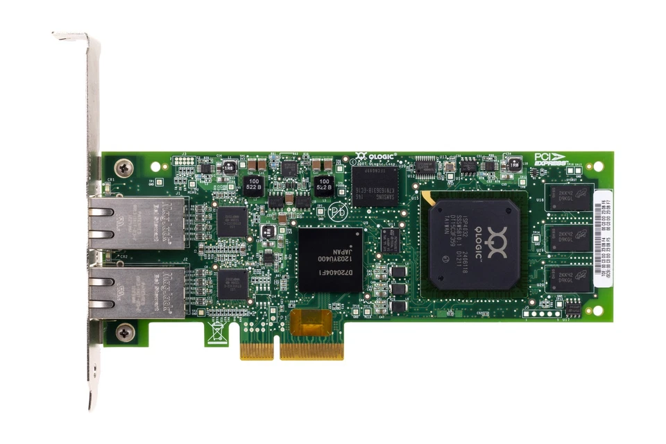 Network Card QLogic QLE4062C 2x1GBE ISCSI HBA PCIe IX4010402-01 - Image 2 of 4