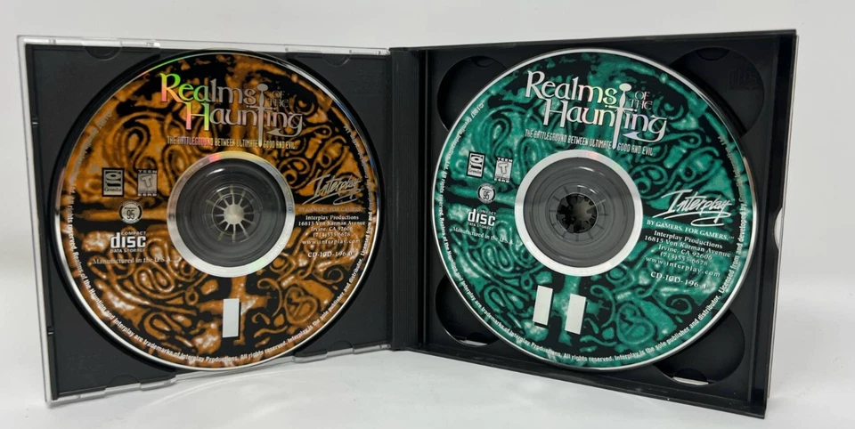 Realms of the Haunting PC, 1996, All 4 Game Discs & Manual In Jewel Case - Image 3 of 4