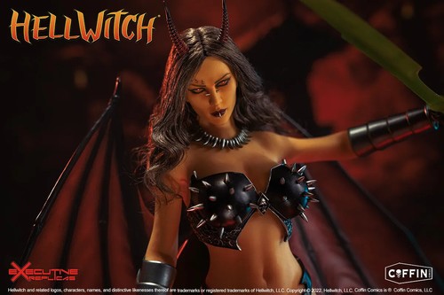 HELLWITCH 1/6 TBL MIB FIGURE & 2 FREE SIGNED COMICS (1 HC) 2 COAs /$200 OFF SALE - 第 6/24 張圖片