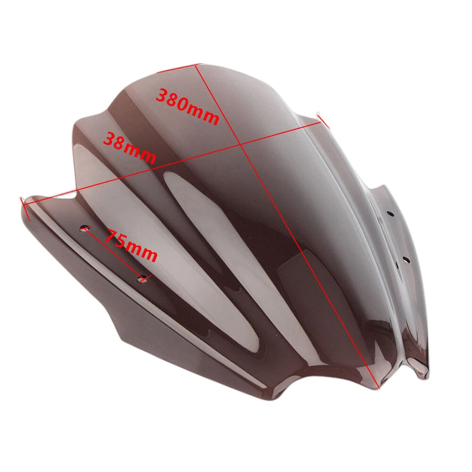 Parabrisas Universal Parabrisas 7/8" 1" Manillar Boca para BMW para Yamaha C Foto 3 de 4