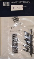 1:87 Weichenlaternen (wie 7220) ohne Bewegungsmechanik, 10 Stück- Weinert 7234