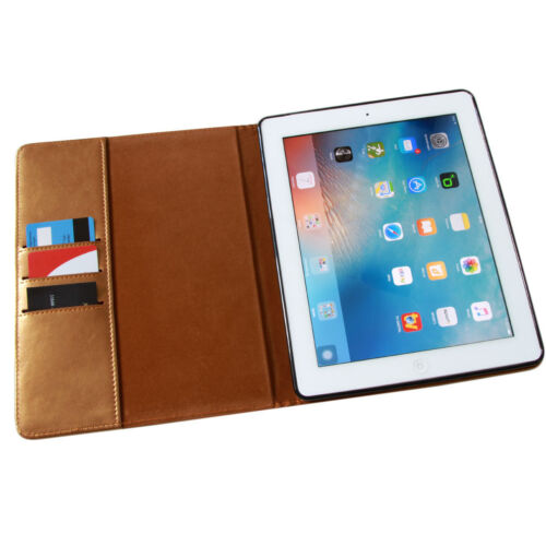 Premium Leder Cover für Apple iPad Mini 123 Tablet Schutzhülle Case Tasche gold - Bild 8 von 12