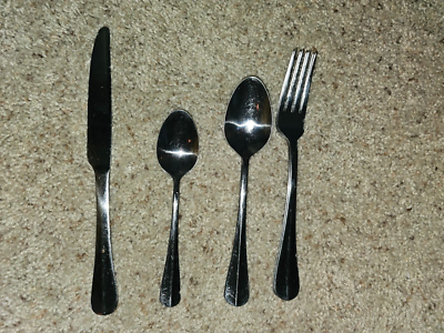 Pfaltzgraff Simplicity Flatware 18/10 Stainless Pieces One Table