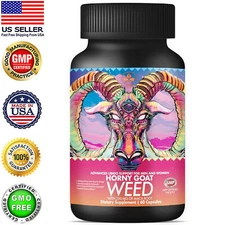 Premium Horny Goat Weed with Maca Root 1560mg Sexual Enhancer for Men & Women