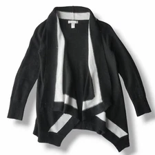 Banana Republic Open Front Cardigan Sweater Women Petite Small Shawl Wool Blend