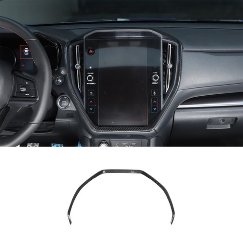 Real Carbon Fiber Navigation GPS Screen Frame Trim Cover For Subaru WRX 2022-24 - Picture 20 of 24