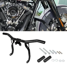 For 2014-2024 Harley Tri Glide Road King Black Motorcycle Engine Guard Crash Bar