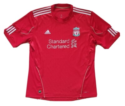LIVERPOOL FC Shirt Jersey Mens XL Adidas Home Season 2010 2012 Red