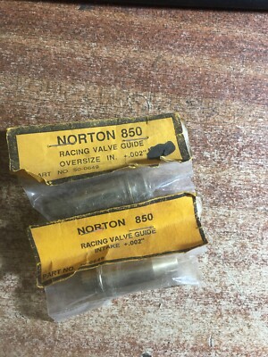 NORTON COMMANDO INTERSTATE ROADSTER 850 RACING EINLASSVENTILFÜHRUNGEN +2 X2