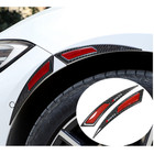 Sports Car Fender Flare Protection Strip Splash Guard Eyebrow Eyelids Lips Decal