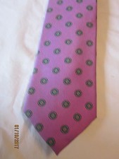 Harve Benard Purple Silk Neck Tie