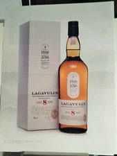 LAGAVULIN SINGLE MALT SCOTCH WHISKY ORIGINAL 2016 ADVERTISEMENT 