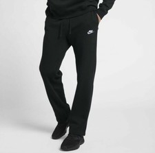 nike mens club open hem swoosh sweatpants