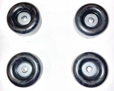 8 Large Black Rubber Feet Bumper for Speakers, Monitors, Cases & Amps 