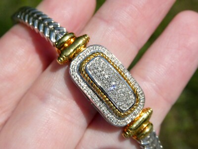 JWBR Gilded Sterling Silver Natural Diamond Pave Setting JWBR Gilded Sterling Silver Natural Diamond Pave Setting