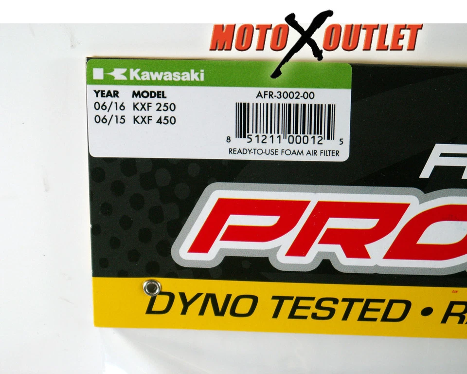 Kawasaki KX 450 Air Filter Maxima Pro KX450F KX450 450F 2006 2007 2008 2009-2015 - Image 4 of 4