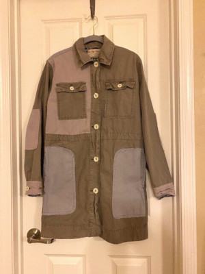 Free People Apollo Cargo Jacket Cotton Multicolor Size XS
