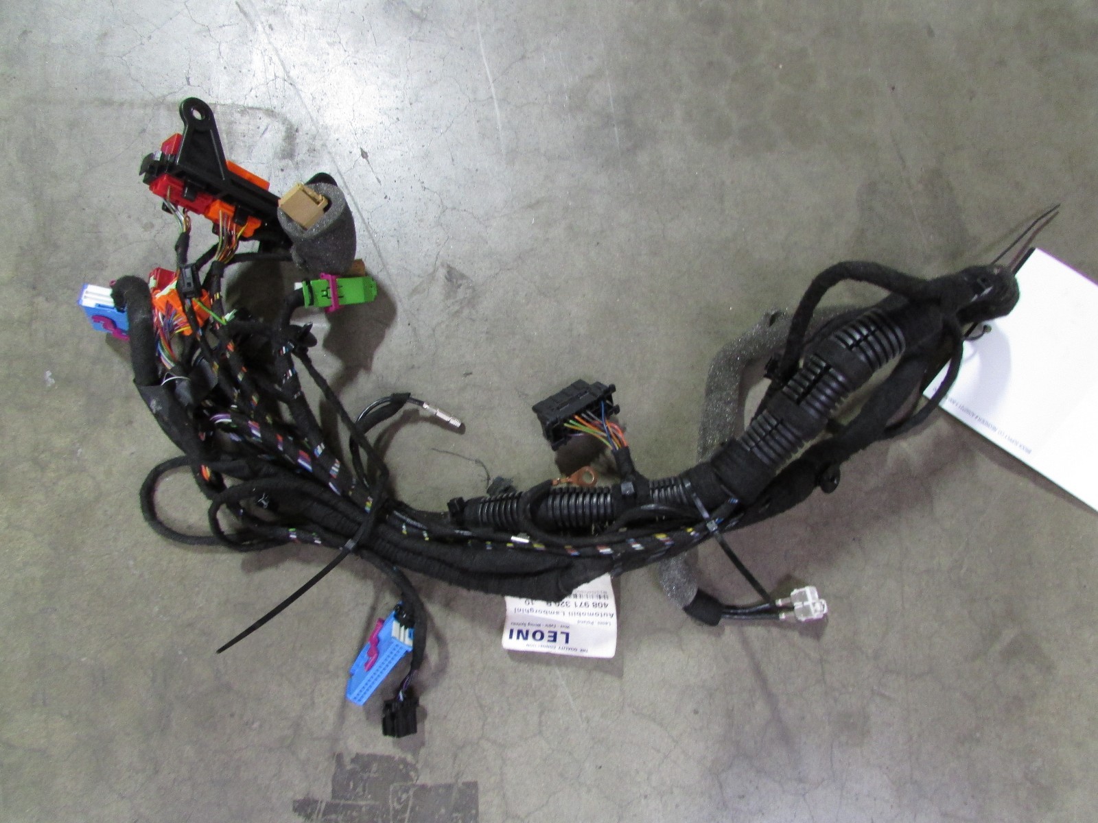Lamborghini Gallardo LP560 Coupe,  Dash Wiring Harness, Used, P/N 408971320B