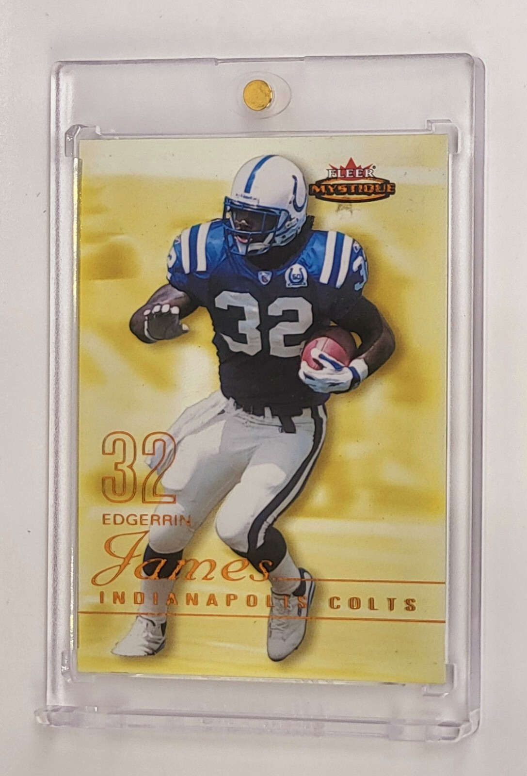 GOLD FOIL PARALLEL 2003 Fleer Mystique Edgerrin James #33 HOF INDIANAPOLIS COLTS