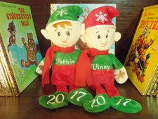 A Plush Elf Doll Personalized W/ Any name Boys & Girls Put On Desktop Toy Shelf