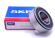 SKF 2206 E-2RS1TN9 Self-Aligning Bearing Double Row, Double Sealed 30X62x20mm