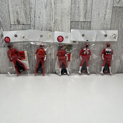 Red Power Rangers Super Megaforce Kaizoku Sentai Gokaiger DX Bandai - 5 Keys 