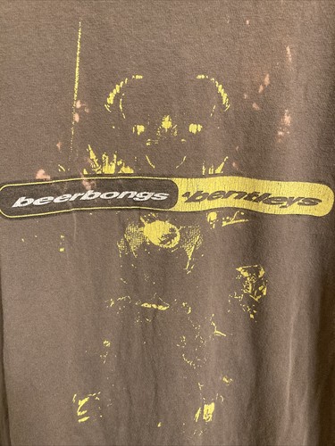 THRASHED Post Malone Beerbongs And Bentleys Concert Tour Shirt SMALL Posty Co - Picture 2 of 10
