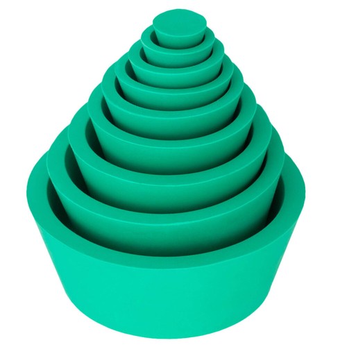 9 Stück Gummistopfen Silikon Filter Trichter Halter glatt Adapter - Bild 7 von 12