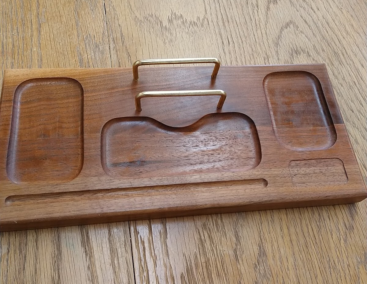 VTG Mens minimalist wood / Brass dresser valet Rectangular Dresser Organizer | eBay VTG Mens minimalist wood / Brass dresser valet Rectangular Dresser Organizer | eBay