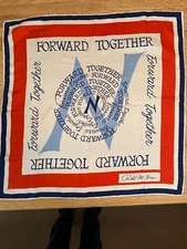 1969 Frankie Welch Inaugural Richard Nixon Scarf