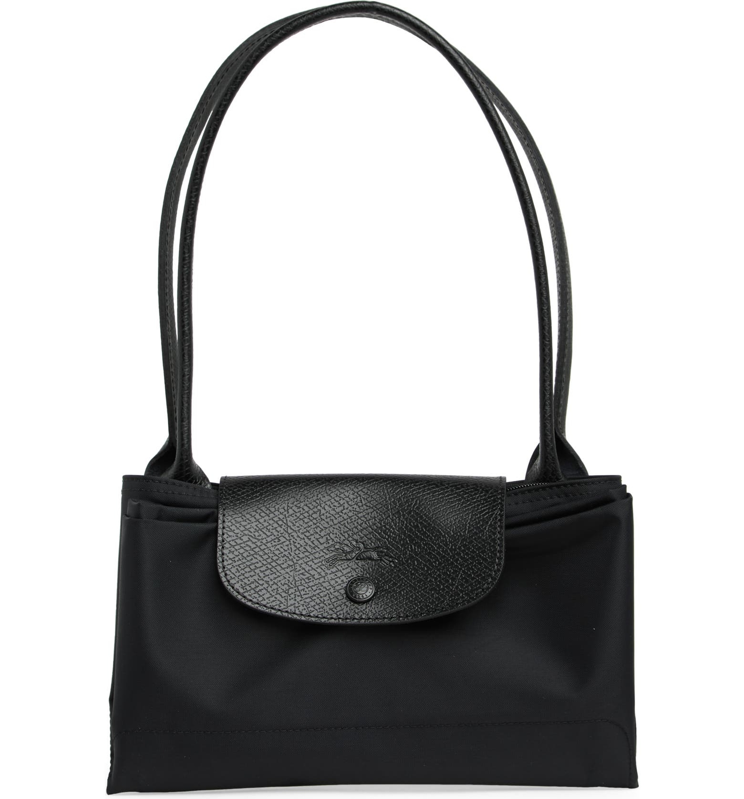 Longchamp X Andre Le Pliage Large Nylon Tote Shoulder Bag NIP Black