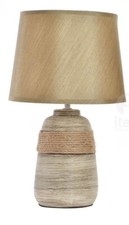 LAMPADA DA TAVOLO COPPIA LAMPADE COMODINO ABAT JOUR DA CAMERA LUME IN CERAMICA