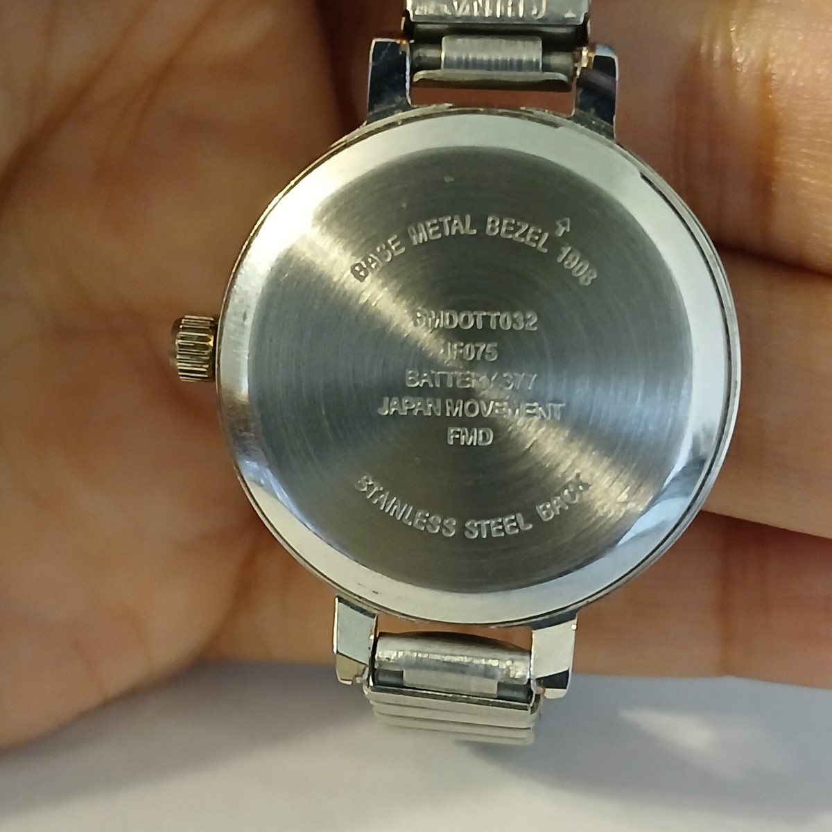 Women's Elegant Silver Tone Stainless Steel Stretch Bracelet Watch Japan  Movt