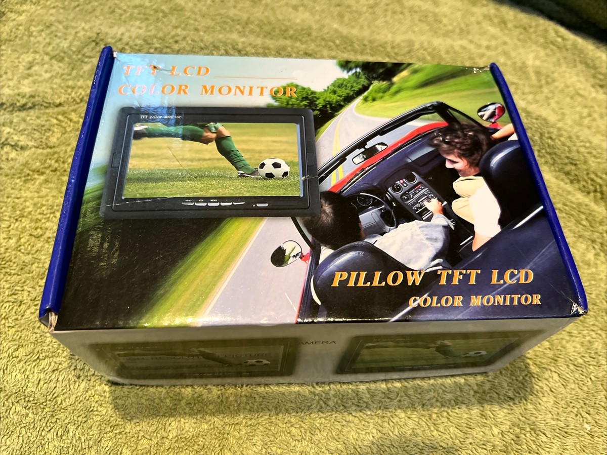 Pillow TFT LCD 7” Color Monitor New High Resolution Full Color