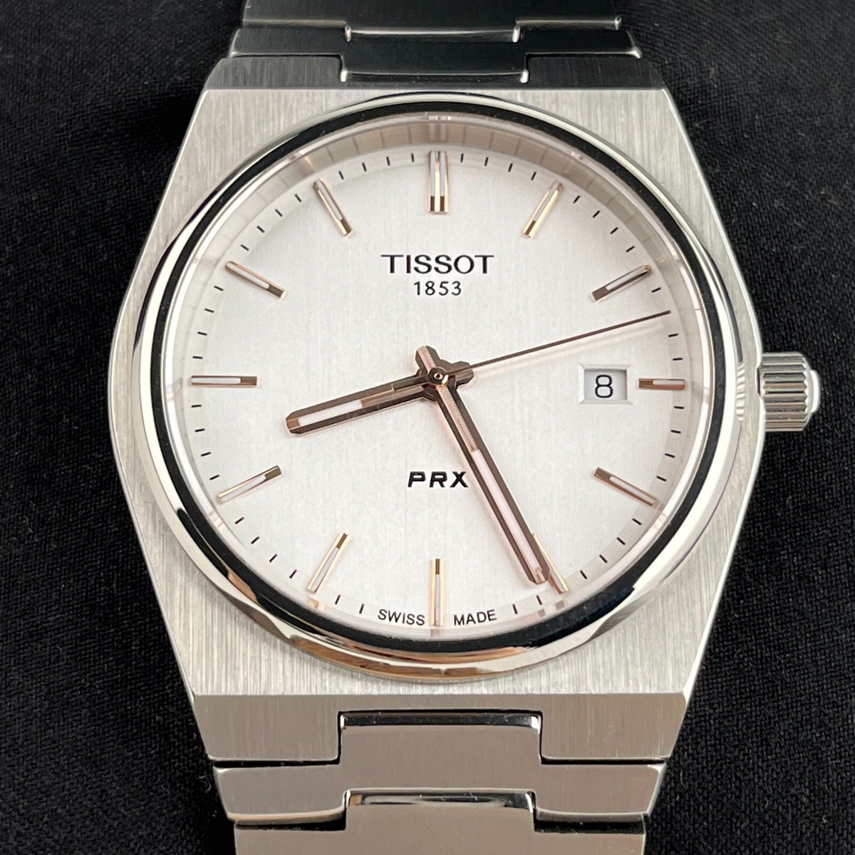Tissot PRX 40mm Silver Dial Grey Stainless Steel Men's Watch