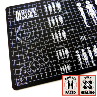 Scale Cutting Mat - Self Healing - Double Faced Anti-slip - Modelling Sculpting