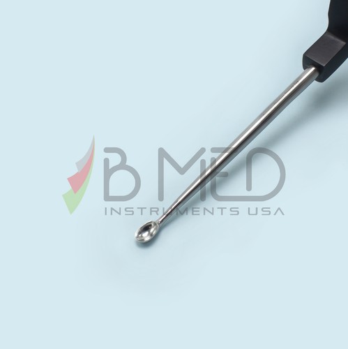 OR Grade Karlin Cervical Curette Backward Straight #2 9 1/2" Surgical Instrument - Picture 4 of 4