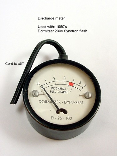 Discharge Meter | For Vtg 1950's Dormitzer Synctron Electronic Flash | $15.95 |