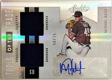 2020 Panini Absolute Spectrum Silver Rookie RC Auto /75 Michel Baez #TOT2-MB