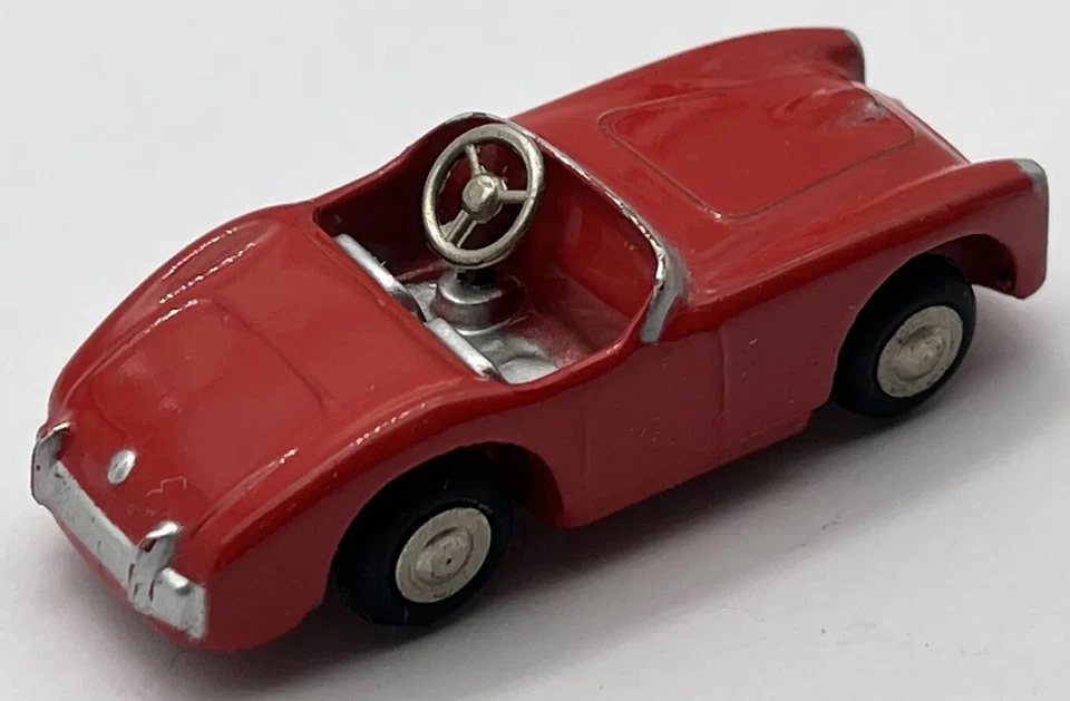 Vintage Schuco Modellauto - Austin Healey six 100 - Rot - 1960er - 1:87 - Bild 4 von 4