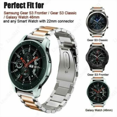 Stainless Steel Strap For Samsung Galaxy Watch 46mm Gear S3 Frontier/Classic