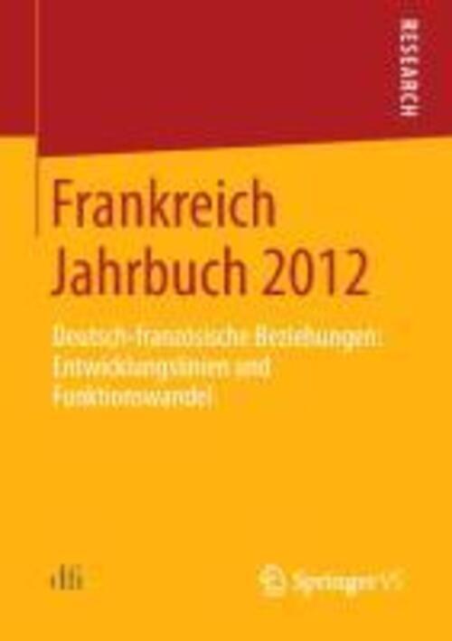 Thumbnail - Deutsch-französiches Institut | Frankreich Jahrbuch 2012 | Taschenbuch