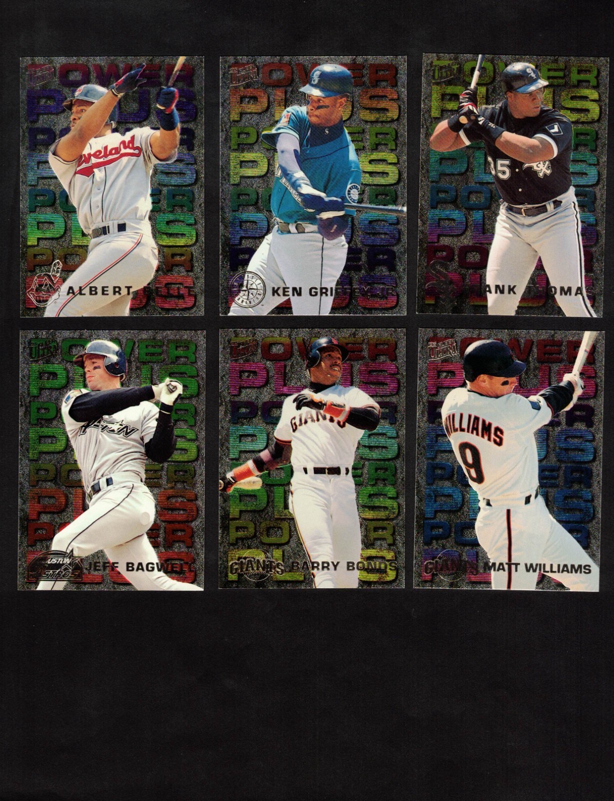 1995 Fleer Ultra POWER PLUS Baseball Insert Set!