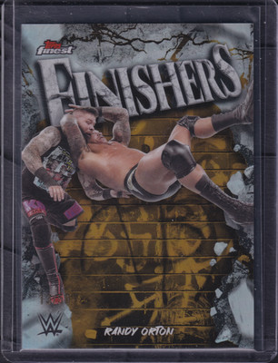 Randy Orton | Finishers | Gold Refractor /50 | WWE 2025 Topps Finest