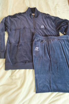 Karl Kani velour tracksuit. Blue.  XL