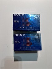 New SONY HiFi 60 Minute Normal Bias Cassette Tape Sealed Vintage Rare