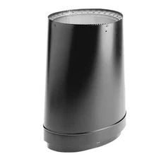 Model DVL Double Wall Stove Pipe 6In. Diameter Oval-To-Round Adapter