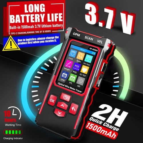 NF-859GK Network Cable Tester with IP Tester 10mw Visual Fault Locator,PING/P... - Picture 9 of 9