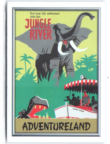 Jungle Cruise [Gold Foil] #P-1 2025 Topps Disneyland 70th Anniversary Poster card