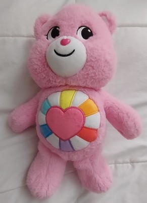 14'' BASIC FUN 2021 CARE BEARS HOPEFUL HEART PINK BEAR STUFFED ANIMAL PLUSH TOY
